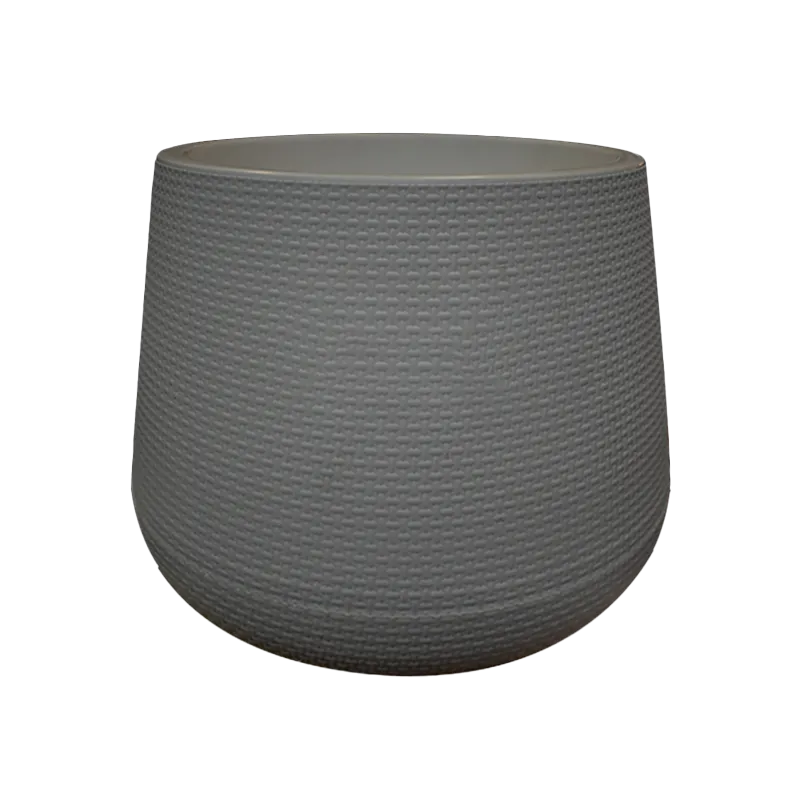 RYKER POT PRK0920-KD2213NB GRAY PVC DECORATIVE ROUND
