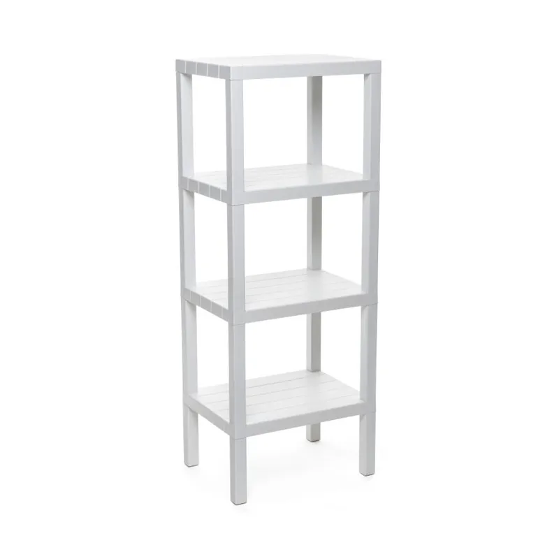 TATAY RECTANGULAR RACK 44810.01 WHITE WOOD RACK RECTANGULAR 4 LEVELS