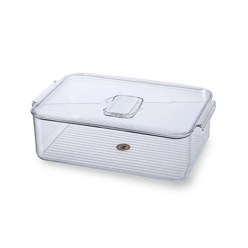 CLEAR FRIDGE BOX PLASTIC TALL WIDE CLEAR