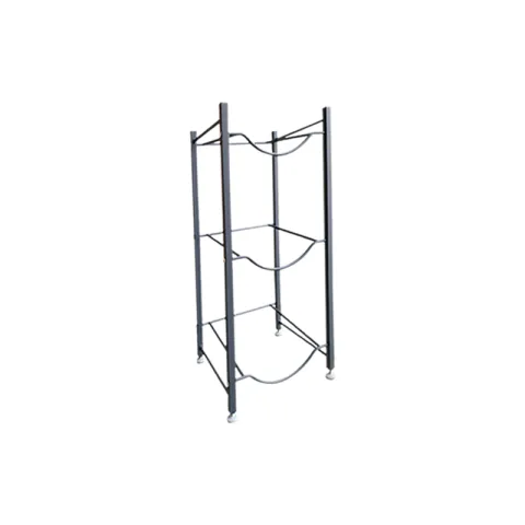 VODA WATER BOTTLE STAND WBSV0721-WR03 GRAY CARBON STEEL RACK 3 LAYERS