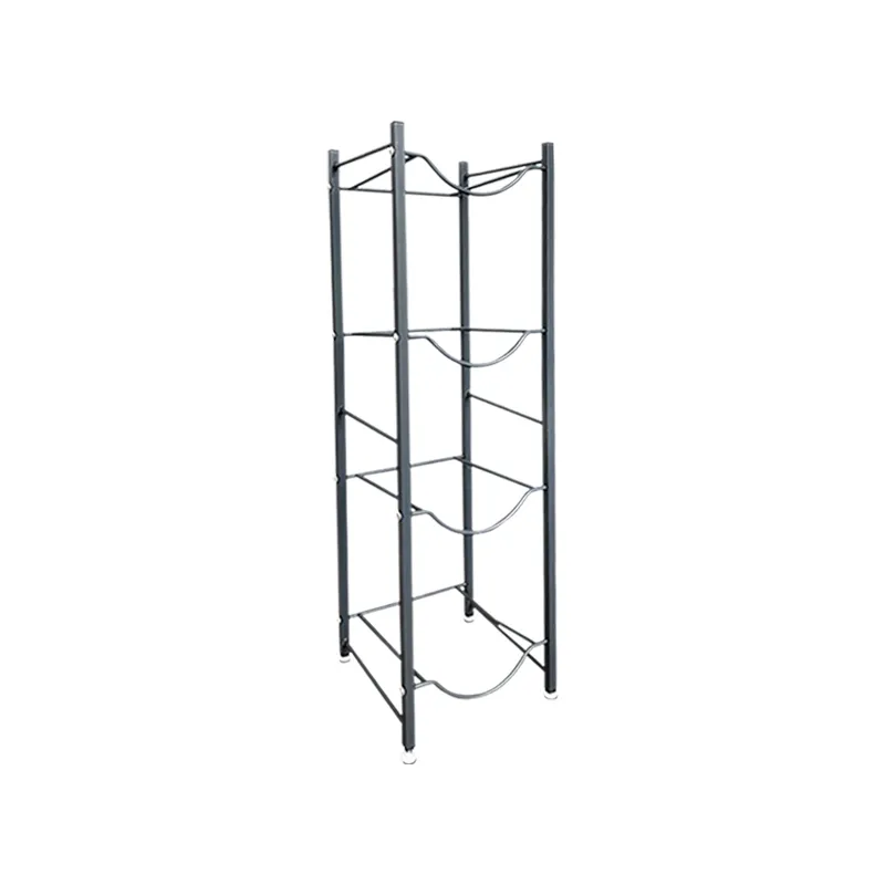 VODA WATER BOTTLE STAND WBSV0721-WR04 GRAY CARBON STEEL RACK 4 LAYERS
