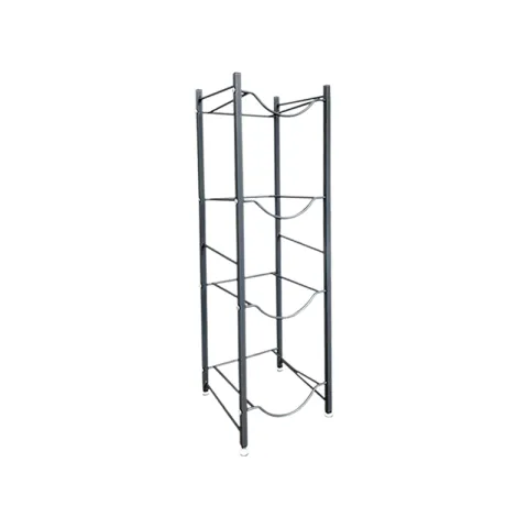 VODA WATER BOTTLE STAND WBSV0721-WR04 GRAY CARBON STEEL RACK 4 LAYERS