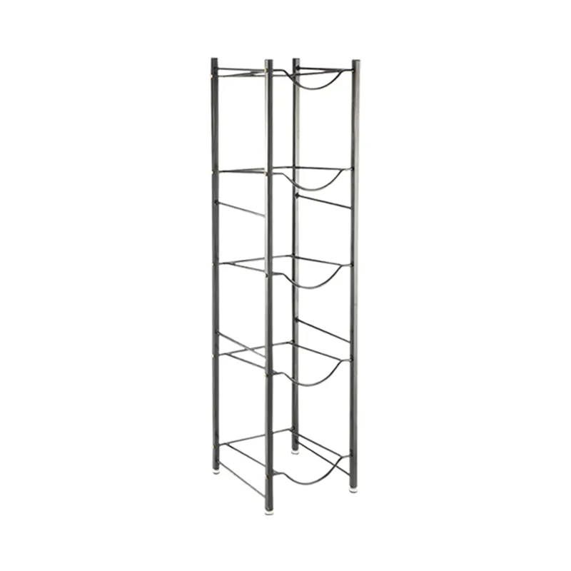 VODA WATER BOTTLE STAND WBSV0721-WR05 GRAY CARBON STEEL RACK 5 LAYERS