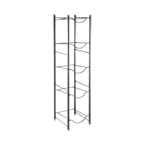 VODA WATER BOTTLE STAND WBSV0721-WR05 GRAY CARBON STEEL RACK 5 LAYERS