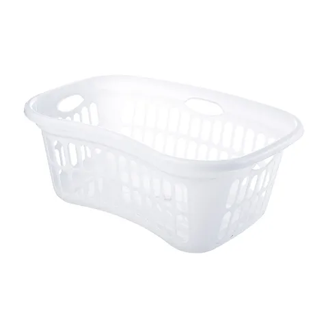 STACK LAUNDRY BASKET CITI-VD010 WHITE PP STORAGE 46.5L
