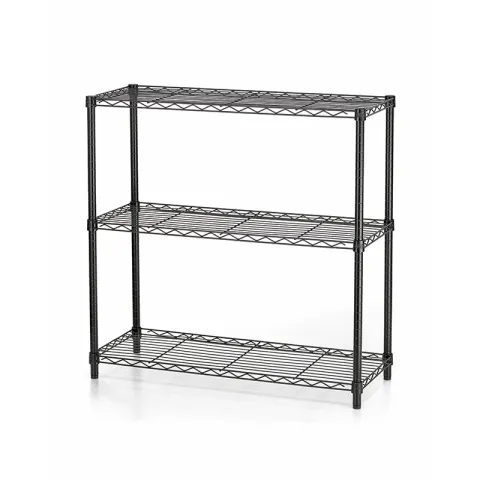 STACK RACK RS922-3LB MATTE BLACK METAL TUBE 3 LAYERS