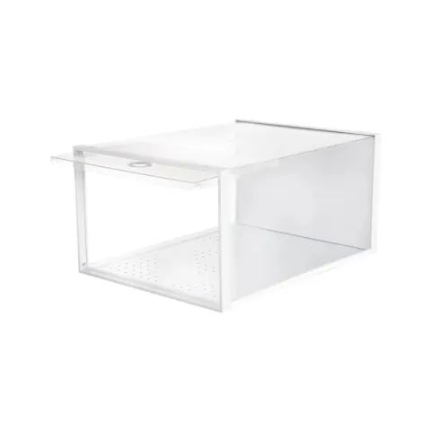 INABOX SHOE BOX CITI-13291 WHITE PP + ABS SINGLE STACKABLE