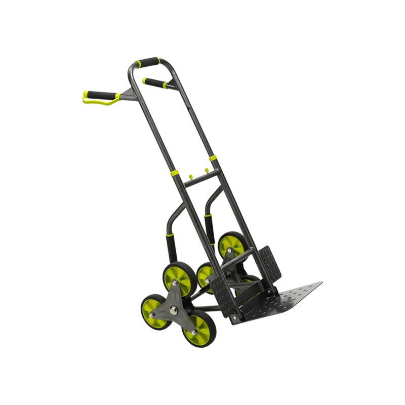TOPLIFT HAND TROLLEY CST01 BLACK STEEL MD 200KG W/ THREE WHEELS