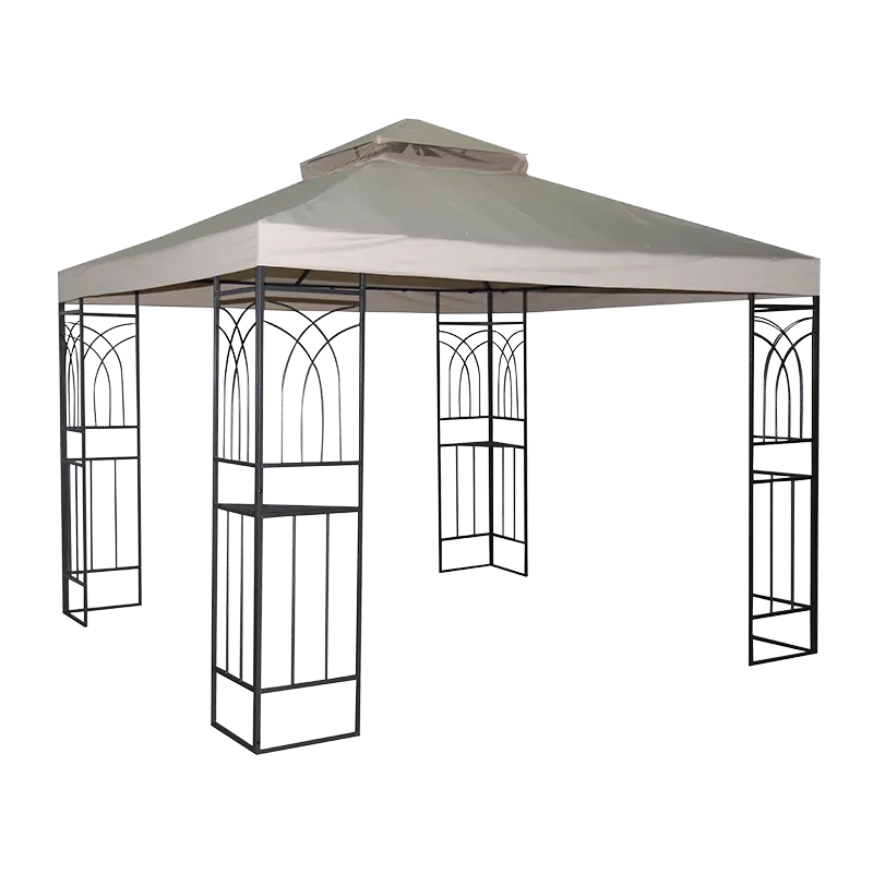 RYKER GAZEBO SQUALA GRG0523 GH23N04 GOLD BRONZE POLYESTER