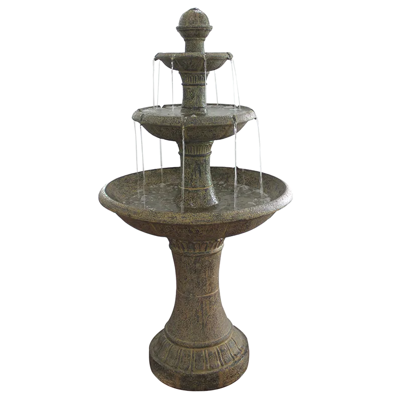 RYKER FOUNTAIN FRS0823-MZ10913GA GRAY POLYRESIN LED LIGHT