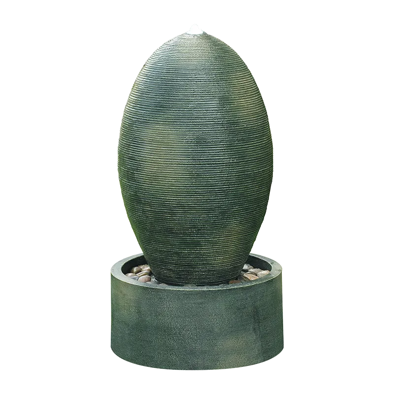 RYKER FOUNTAIN FRS0823-MZ03360GA GRAY POLYRESIN LED LIGHT