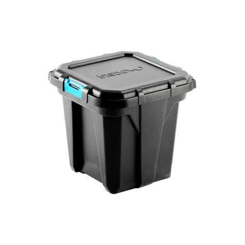 INABOX STORAGE BOX CITI-YG21027L BLACK PC HEAVY DUTY 27L