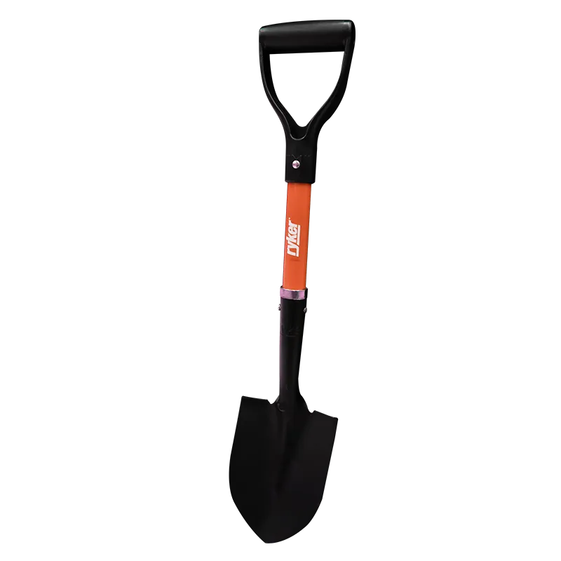 RYKER SHOVEL SRS1123-MINISS518 BLACK FIBERGLASS ROUND HEAD