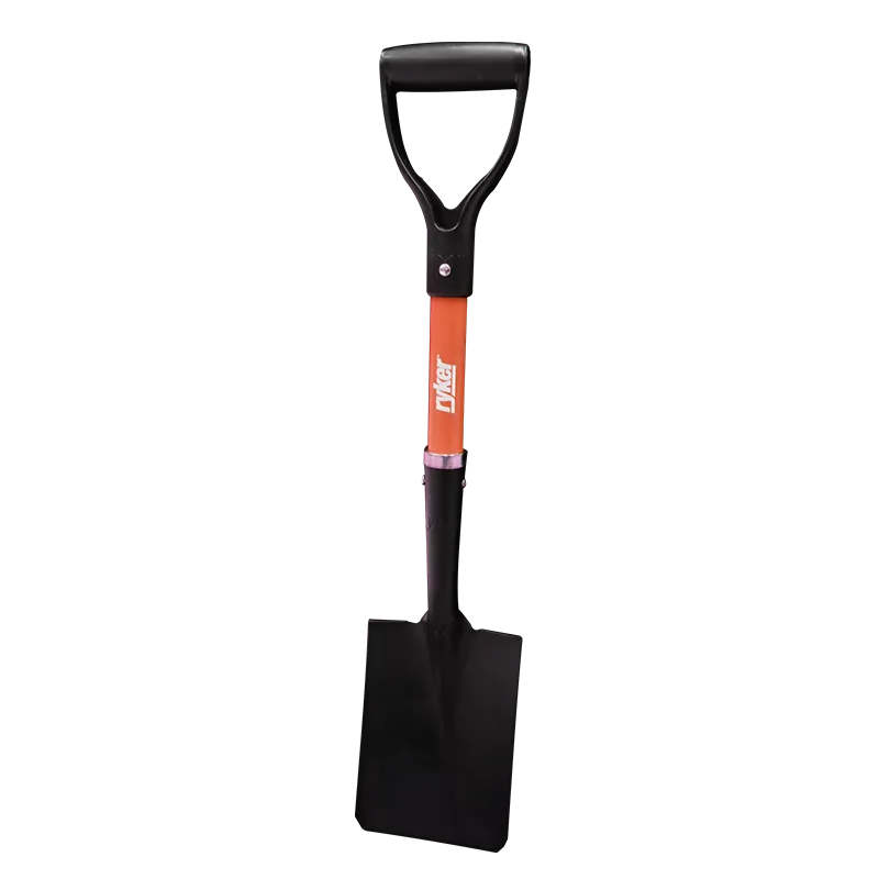 RYKER SHOVEL SRS1123-MINISS519 BLACK FIBERGLASS SQUARE HEAD
