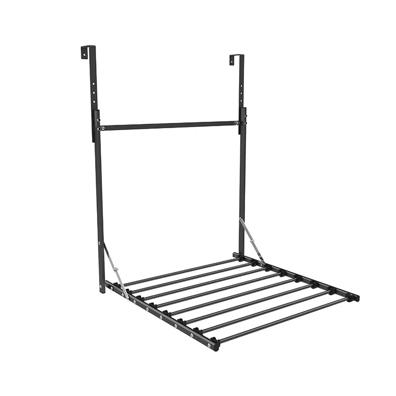 STACK CLOTHES DRYER CHWS1023-DY680 BLACK STEEL W/POWDER COATING WALL MOUNTED KNOCK DOWN CRATE