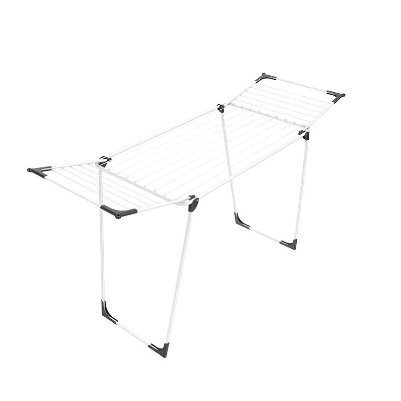 STACK CLOTHES DRYER CHWS1023-124401 WHITE STEEL W/POWDER COATING W/WINGED KNOCK DOWN CRATE
