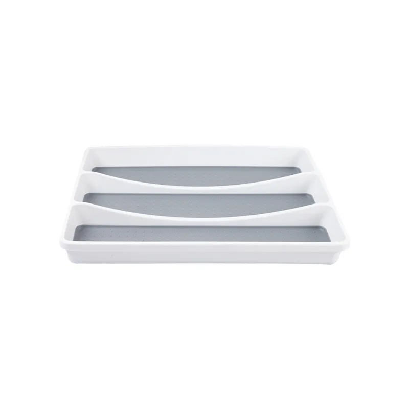 INABOX TRAY SA-8498 GRAY PLASTIC TRAY 3 DIVIDER