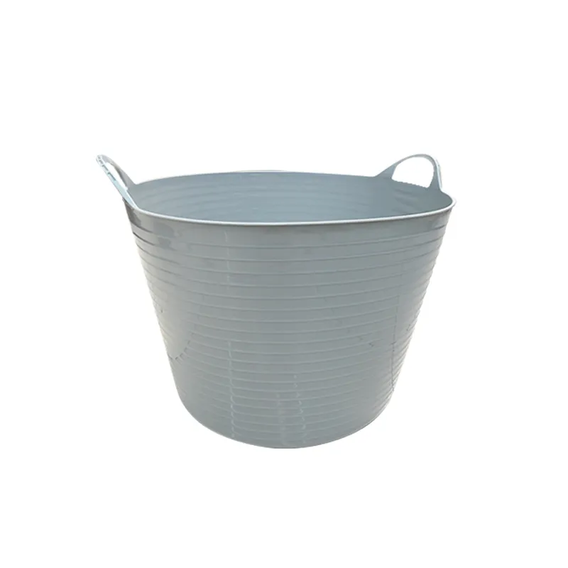 STACK LAUNDRY BASKET PLP-DP0125 GREY 100% LLDPE PLAIN