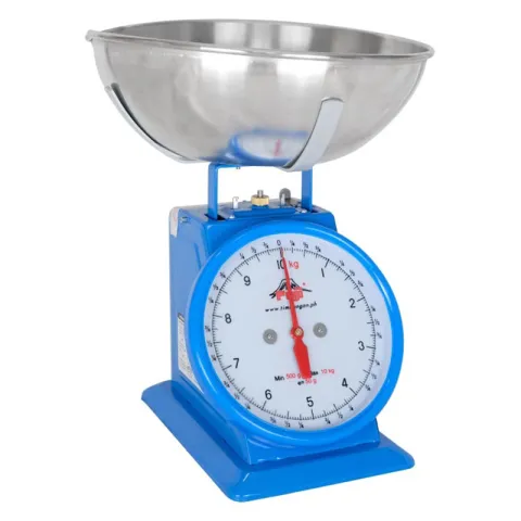 FUJI WEIGHING SCALE FTB-10 BLUE STAINLESS STEEL STANDARD BIG PAN