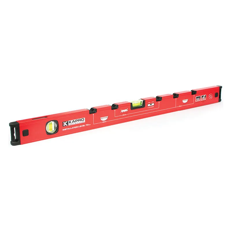 KAPRO LEVELER 108-40P RED ALUMINUM 70CM LEVELER TAP LEVEL