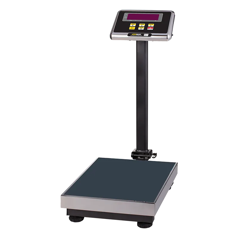 HAUSMANN WEIGHING SCALE TCS-ZE617-150KG BLACK STAINLESS STEEL PLATE 150KG ELECTRONIC PLATFORM