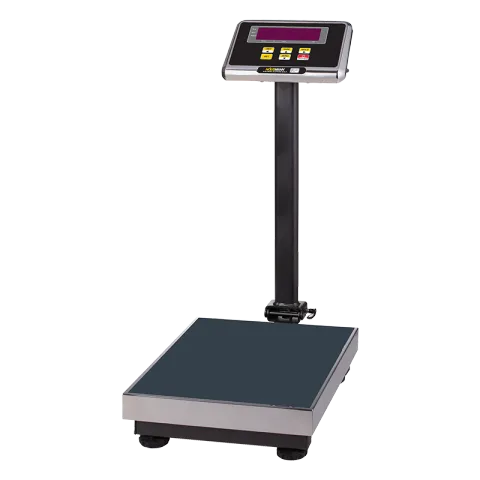 HAUSMANN WEIGHING SCALE TCS-ZE617-150KG BLACK STAINLESS STEEL PLATE 150KG ELECTRONIC PLATFORM