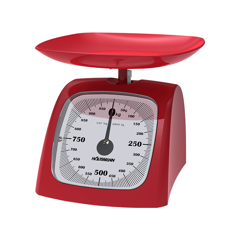 Redman Kitchen Scale +WEIGHING SCALE HAUSMANN KITCHEN SHC920 KCT-01 1KG RED