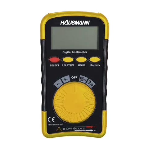 HAUSMANN DIGITAL MULTIMETERS DMHE0823-DT-111 BLACK ABS DIGITAL