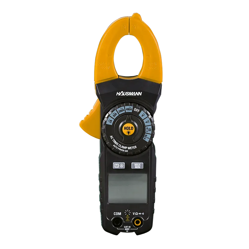 HAUSMANN CLAMP METERS CMHE0823-DT-333H BLACK ABS CLAMP