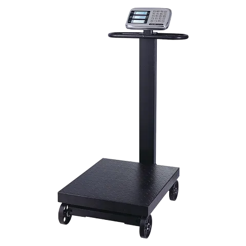 HAUSMANN WEIGHING SCALE SHC0824-TCS-JCS87B BLACK STAINLESS STEEL PLATE ELECTRONIC PLATFORM