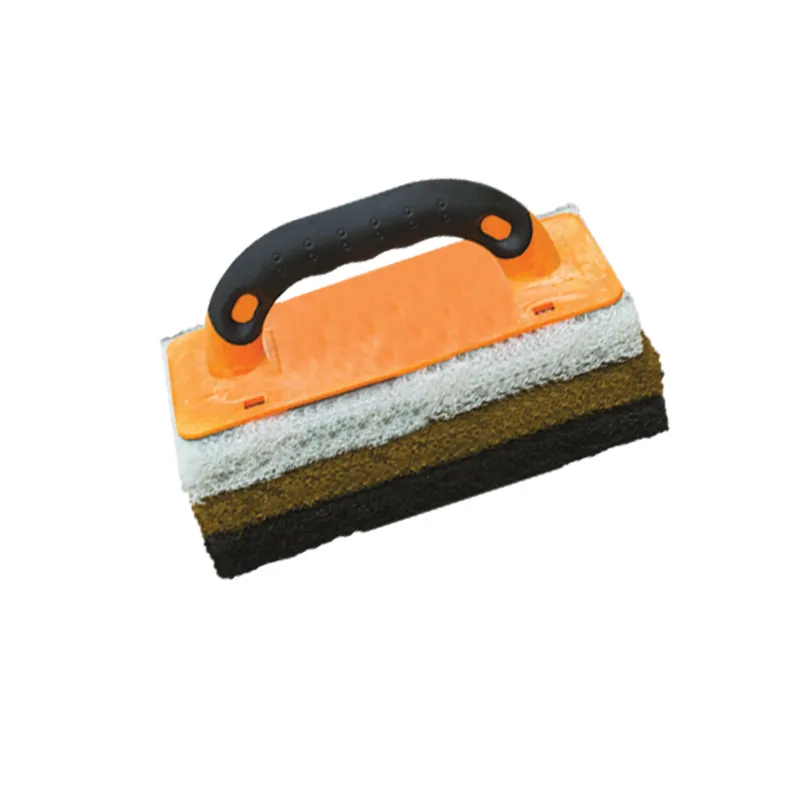 MASTER SCOURING PAD 63030340 ORANGE PS HANDLE/ NYLON FLOOR, ACCESSORIES PLAIN