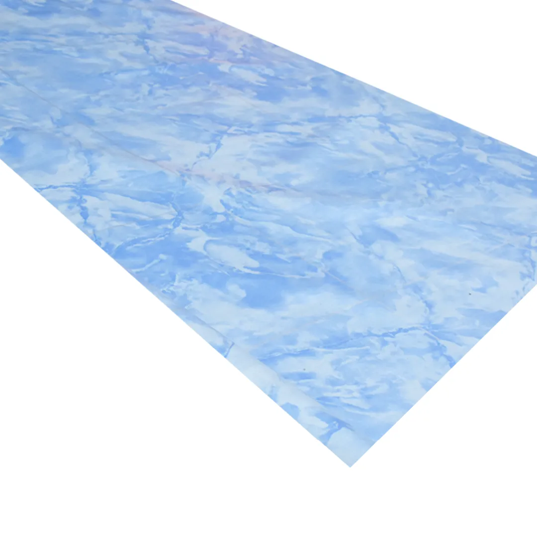 EKONOR FLOOR MAT 076-03 MARBLE BLUE PVC LINOLEUM DECORATIVE