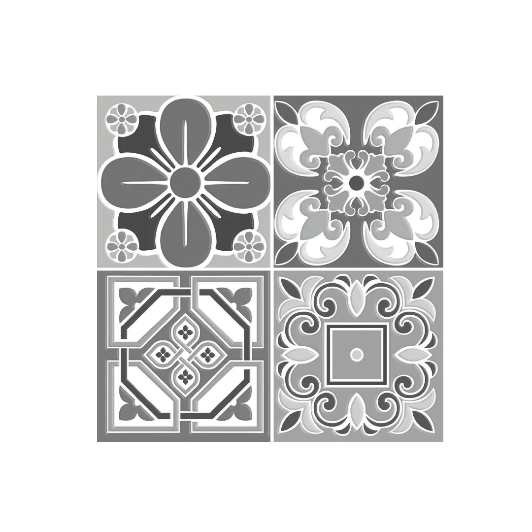 ESPAÑA CLASSIC TILES CT4001S GREY CERAMIC FLOOR, GLOSSY DECORATIVE