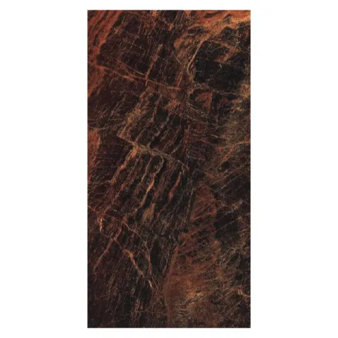 ITALGRES PREMIUM TILES D61210 DK.BROWN PORCELAIN FLOOR, POLISHED GLAZED MARBLE