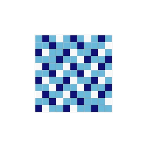 ESPAÑA CLASSIC TILES TECC1221-PD2507 BLUE/WHITE CERAMIC FLOOR, POOL TILE GRID