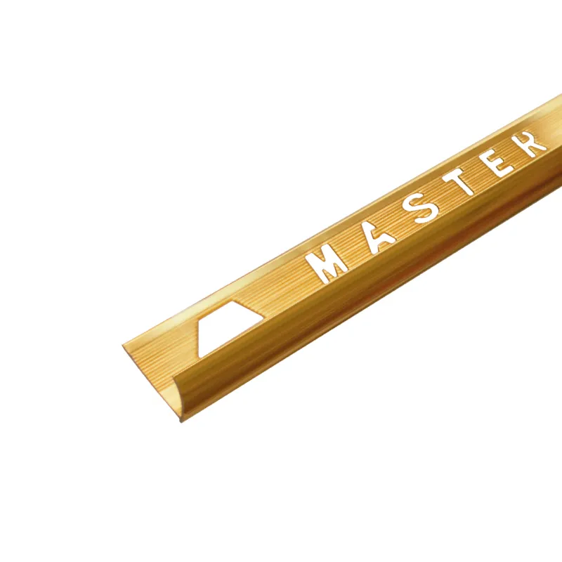 MASTER TILE TRIM TTMH0823-R159 BRIGHT GOLD ALUMINUM FLOOR, ACCESSORIES PLAIN