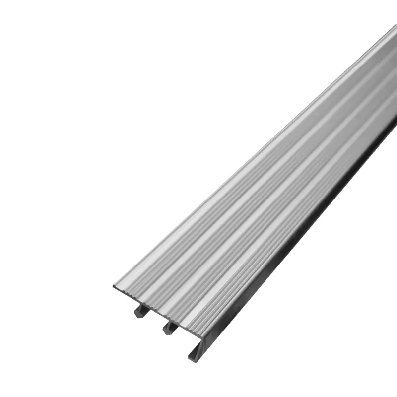 MASTER STAIR NOSING ASNMH0823-F097 SILVER ALUMINUM FLOOR, ACCESSORIES PLAIN