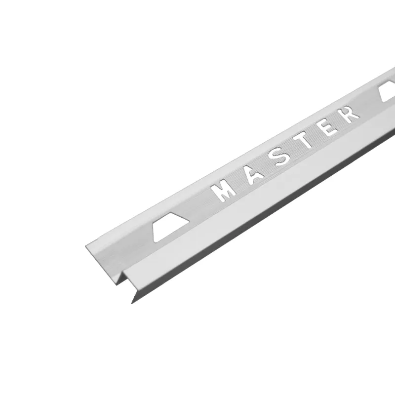 MASTER TILE TRIM TTMH0823-S-12 BRIGHT SILVER SS304 ALUMINUM FLOOR, ACCESSORIES PLAIN