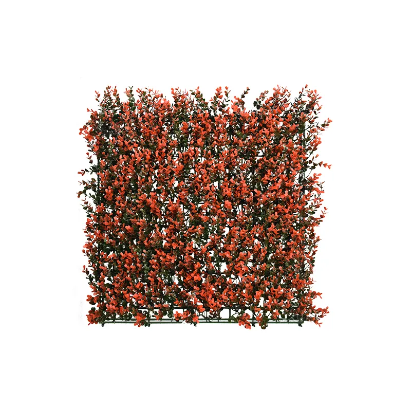 RYKER HEDGE MAT HRC1124-CCGA013 GREEN/RED POLYETHYLENE ARTIFICIAL