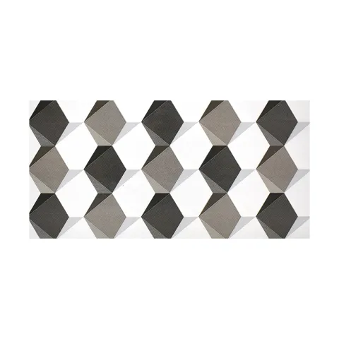DIAMOND I-TILES BIRMINGHAM GREY CERAMIC WALL DECORATIVE