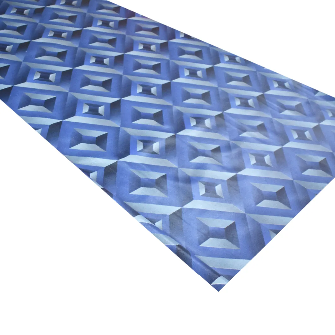 EKONOR FLOORMAT 260-02 BLUE PVC LINOLEUM DECORATIVE